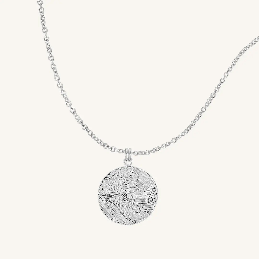 The  SILVER-Plain  Bronte Necklace by  Francesca Jewellery from the Necklaces Collection.