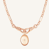Oval Photo Locket Necklace