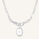 Oval Photo Locket Necklace