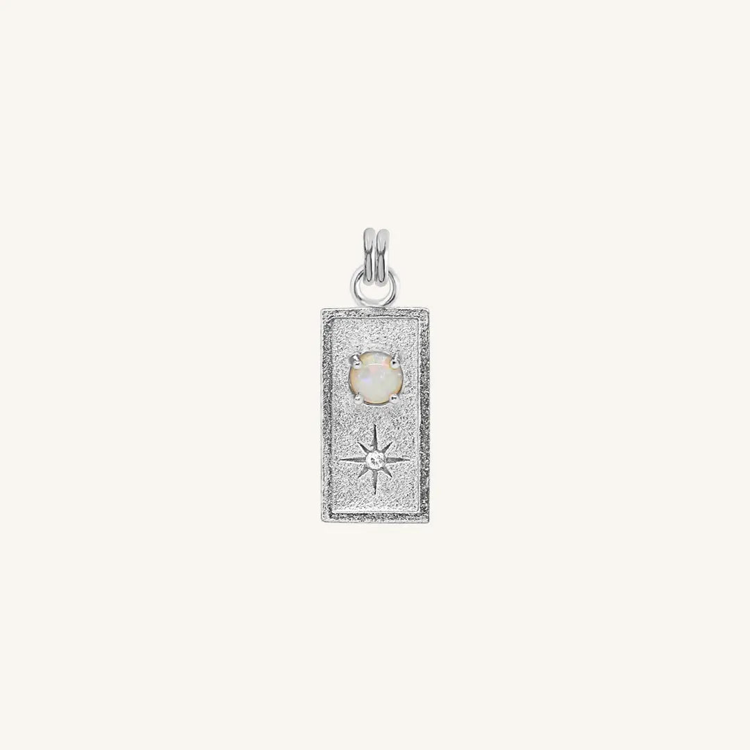 The  SILVER  Cradle Charm by  Francesca Jewellery from the Charms Collection.