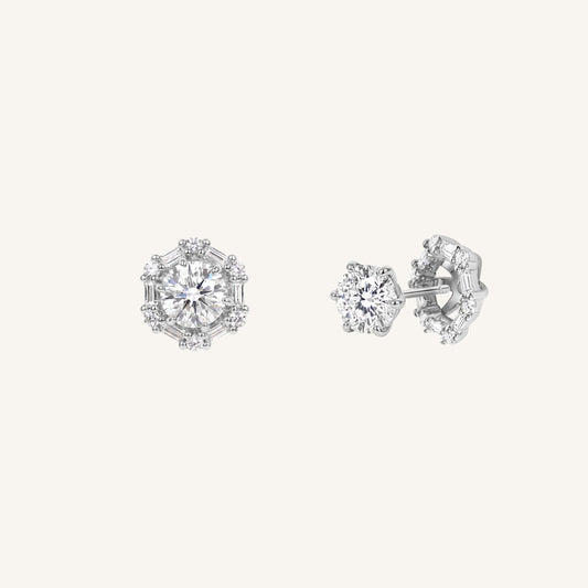 Delilah Halo Studs