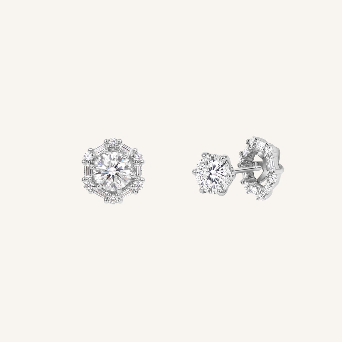 Delilah Halo Studs