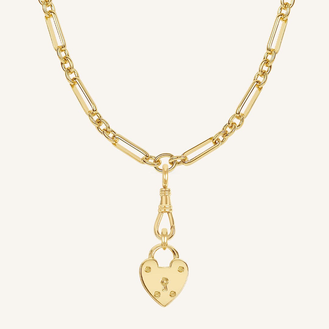 Delilah Heart Pendant Fob Necklace