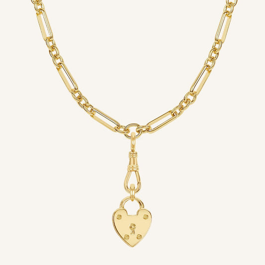 Delilah Heart Pendant Fob Necklace