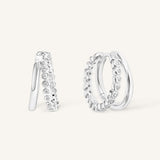 Eden Double Hoops