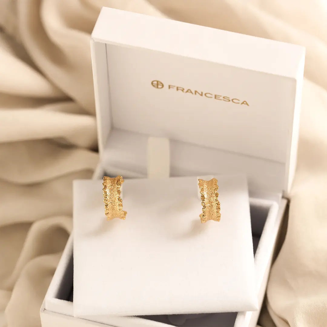 The    Eloise Hoops by  Francesca Jewellery from the Earrings Collection.