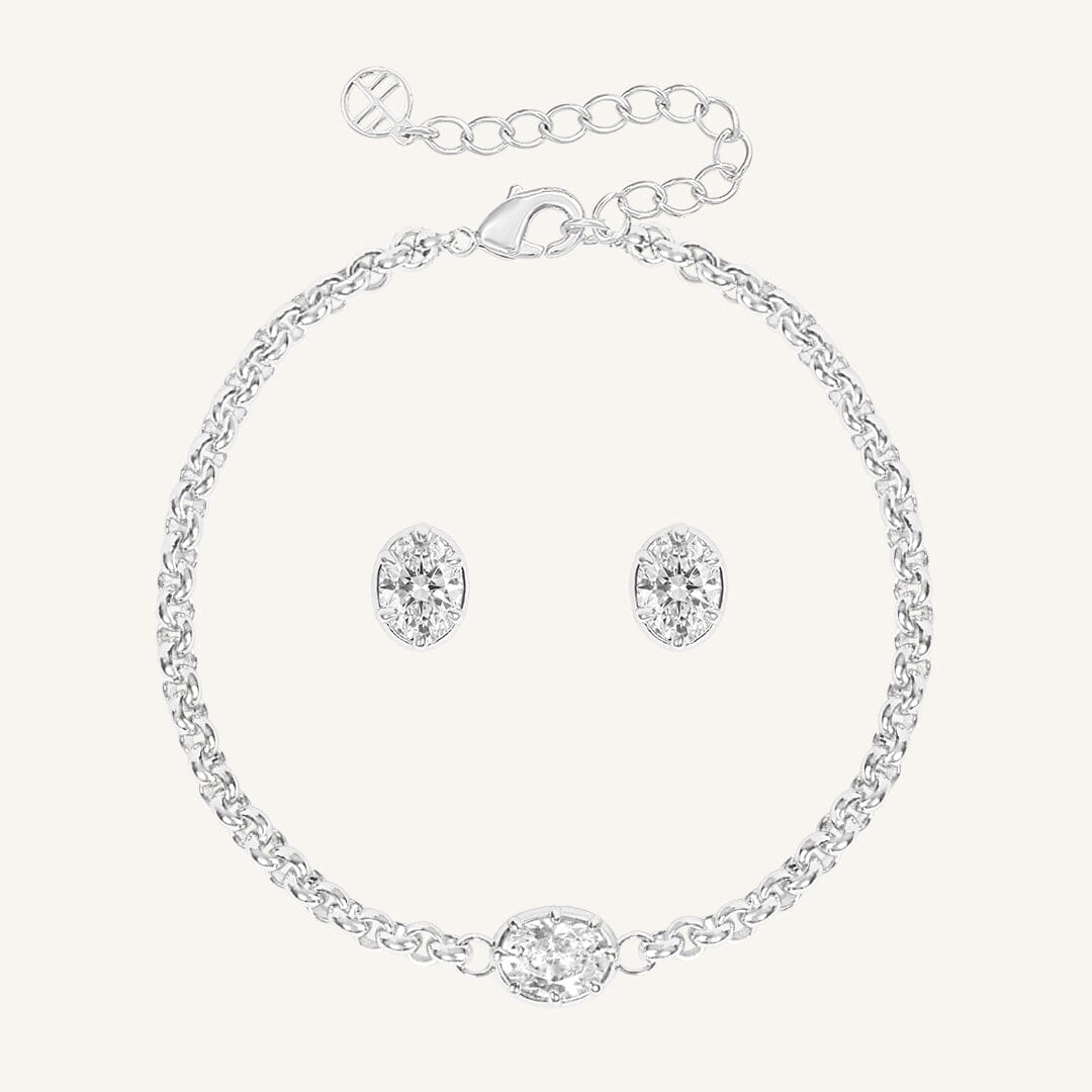 Estelle Bracelet and Studs Set