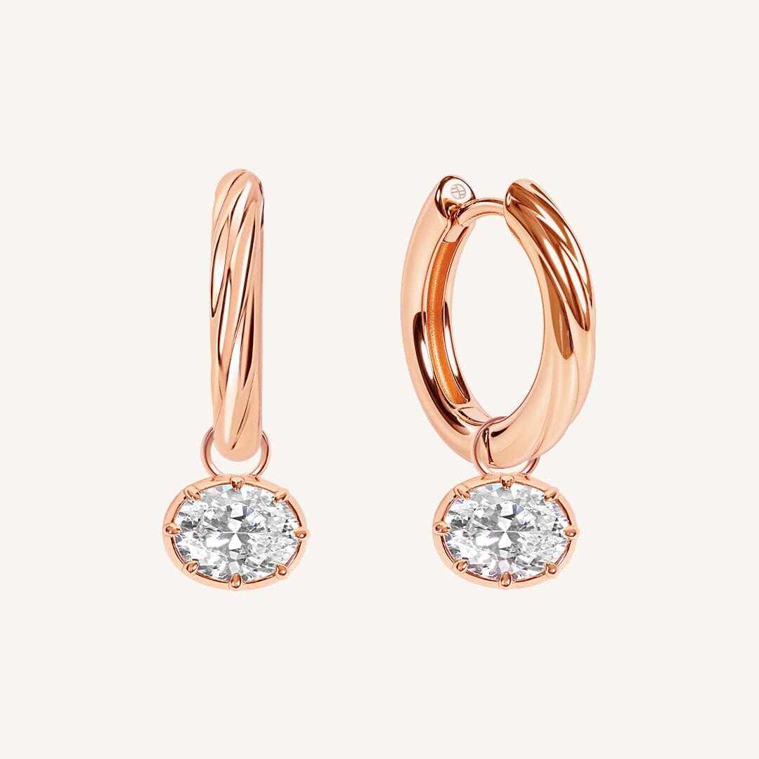 Estelle Charm Hoops