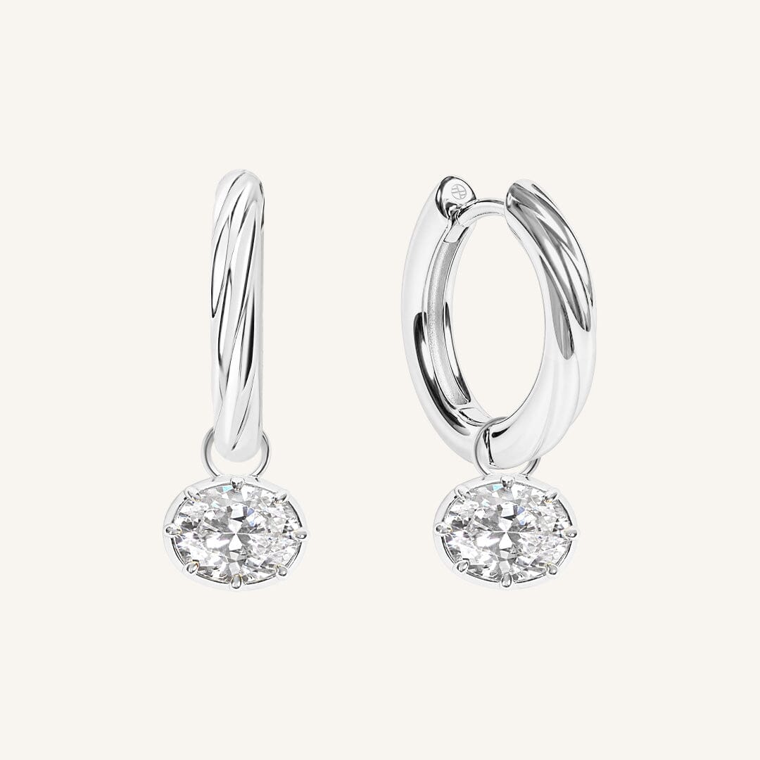 Estelle Charm Hoops