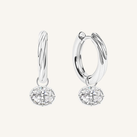 Estelle Charm Hoops