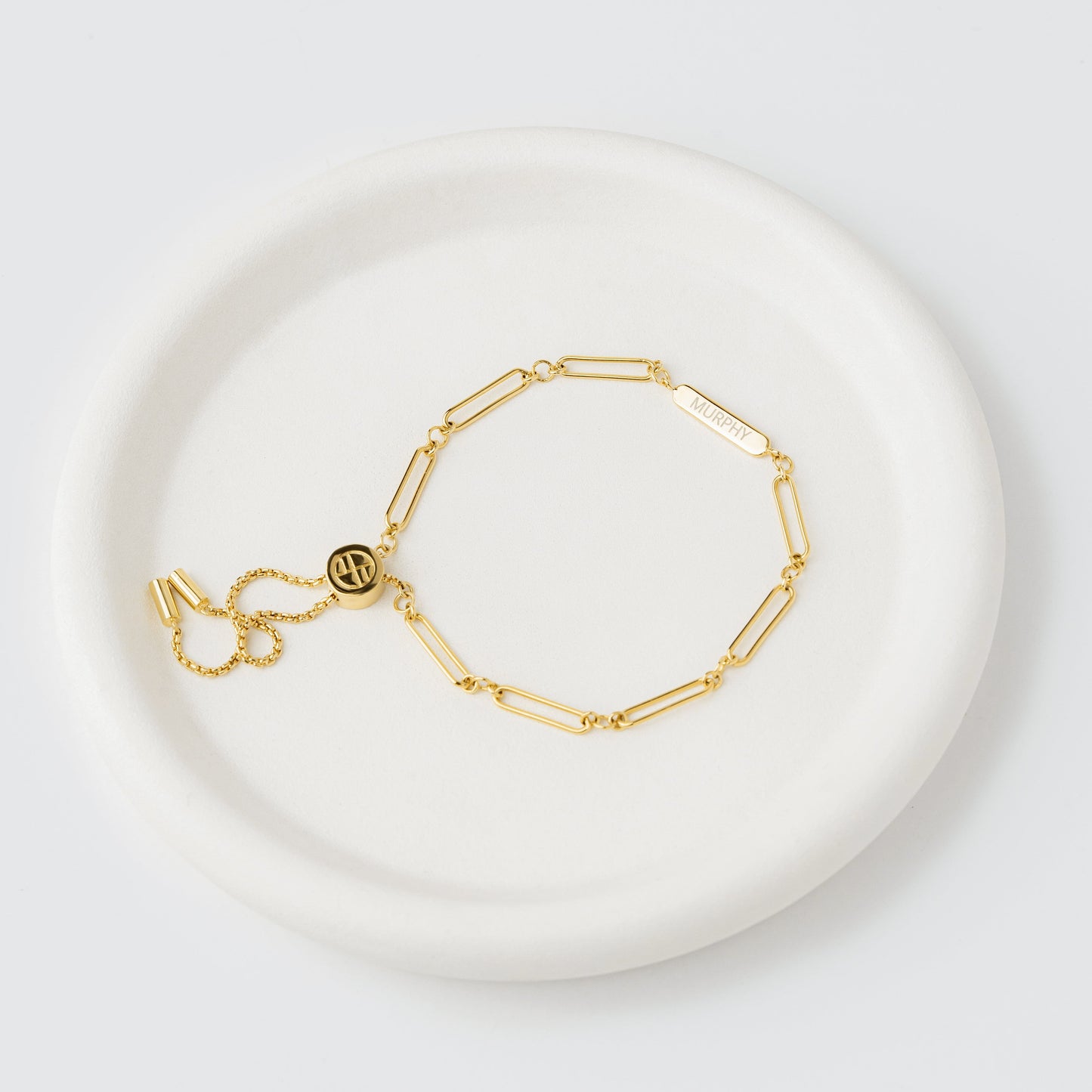 Etch Engravable Chain Bracelet 1 Panel