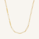 Etch Engravable Chain Necklace 2 Panels