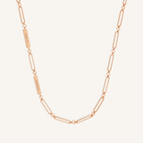 Etch Engravable Chain Necklace 2 Panels