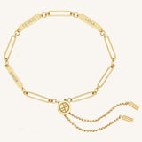 Etch Engravable Chain Bracelet 3 Panels