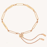 Etch Engravable Chain Bracelet 3 Panels