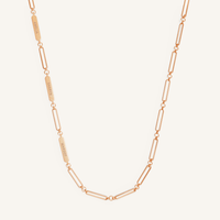 Etch Engravable Chain Necklace 3 Panels