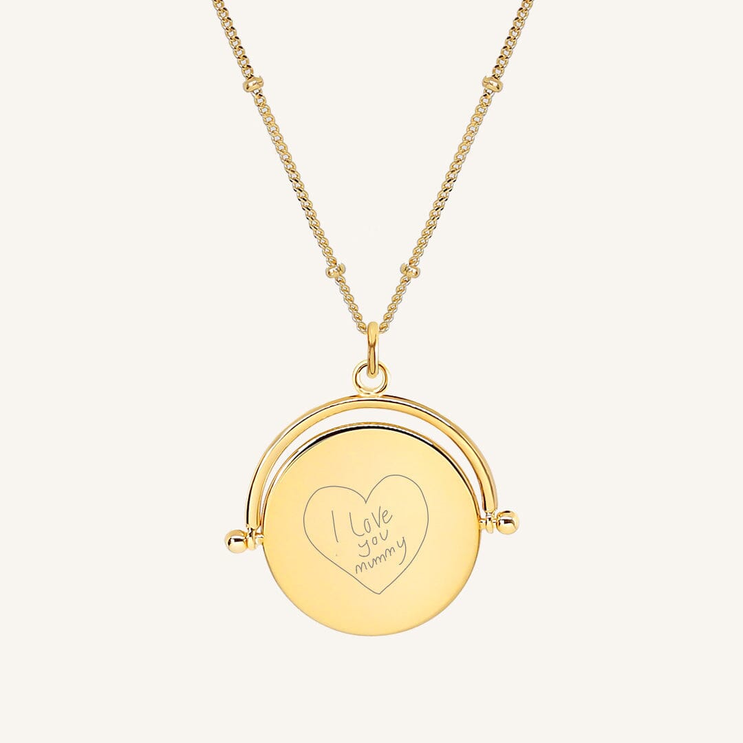 Etch Pendant Necklace