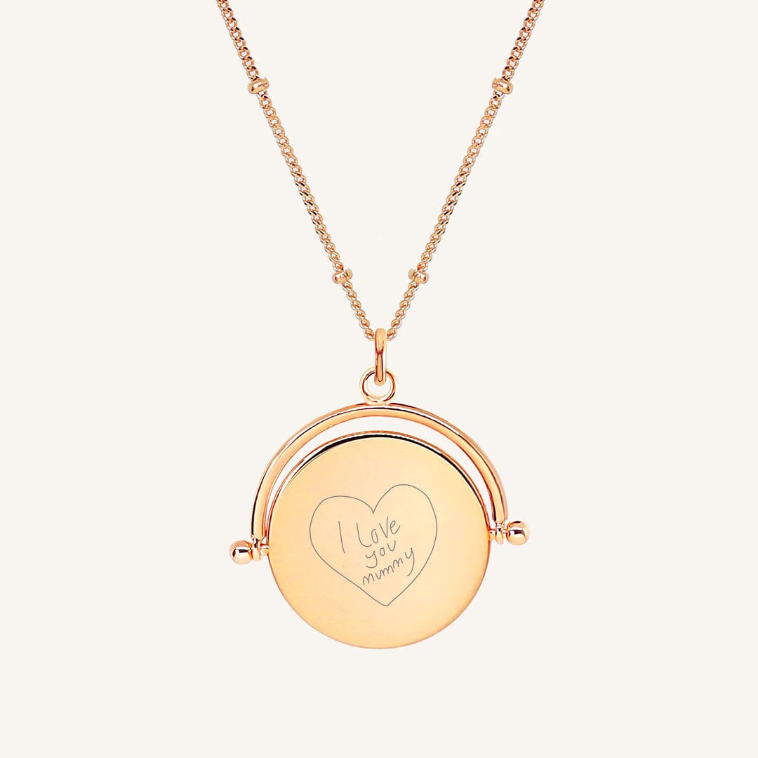 Etch Pendant Necklace