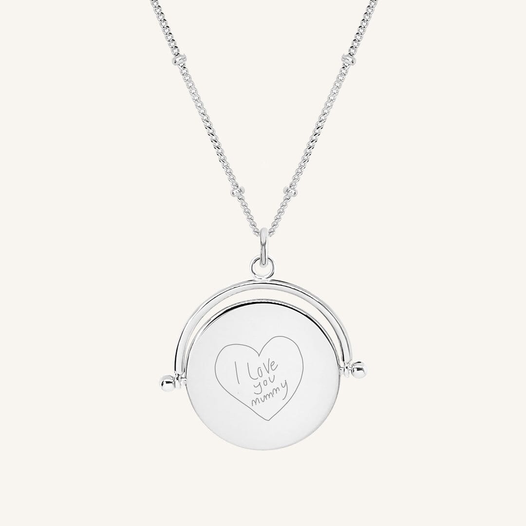 Etch Pendant Necklace