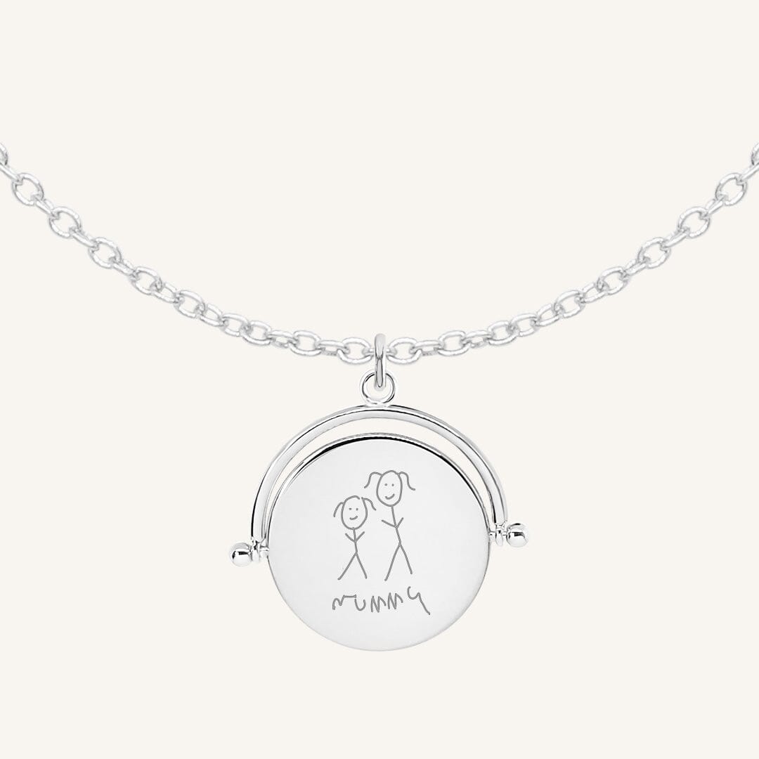 Etch Pendant Necklace