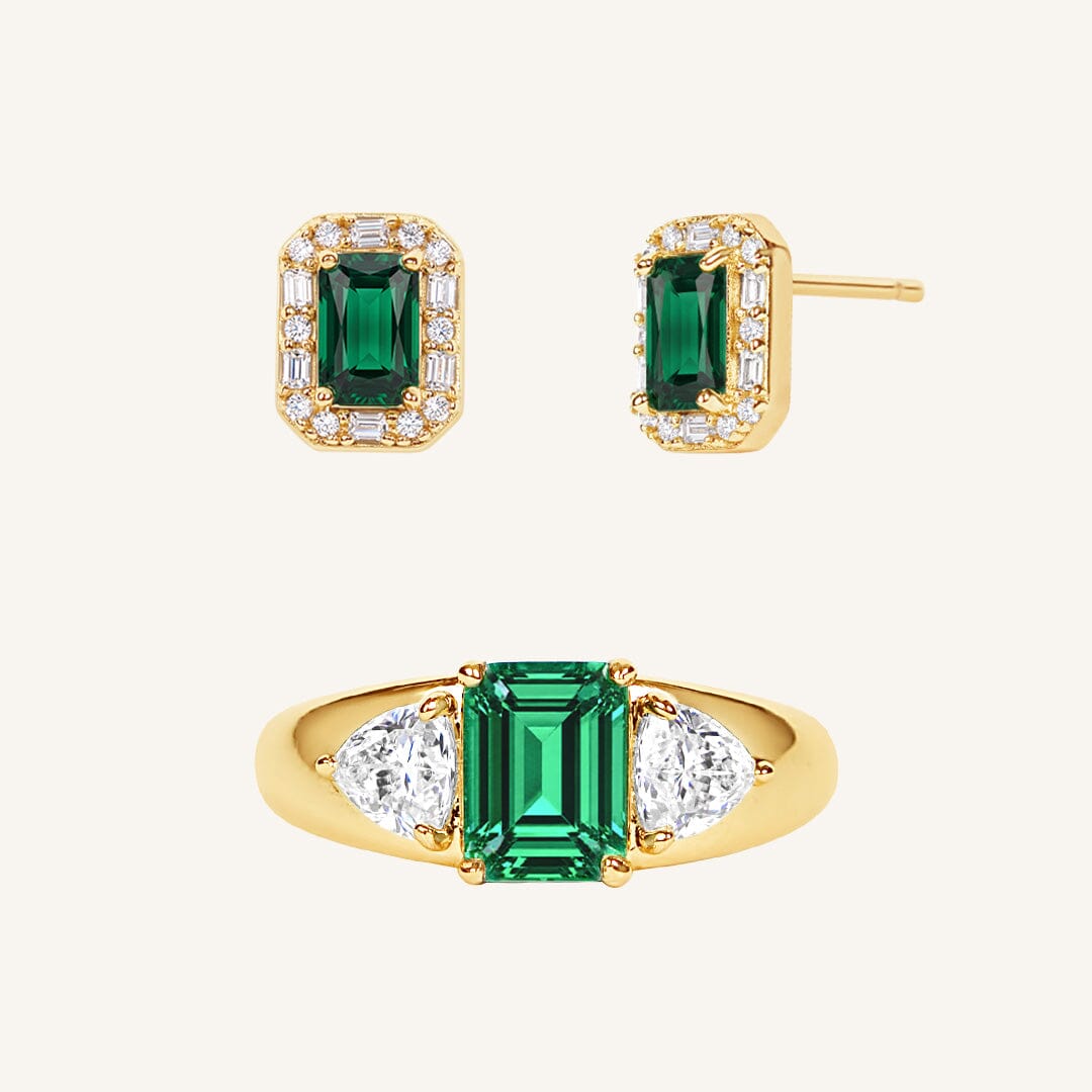 Evelyn Ring and Studs Set