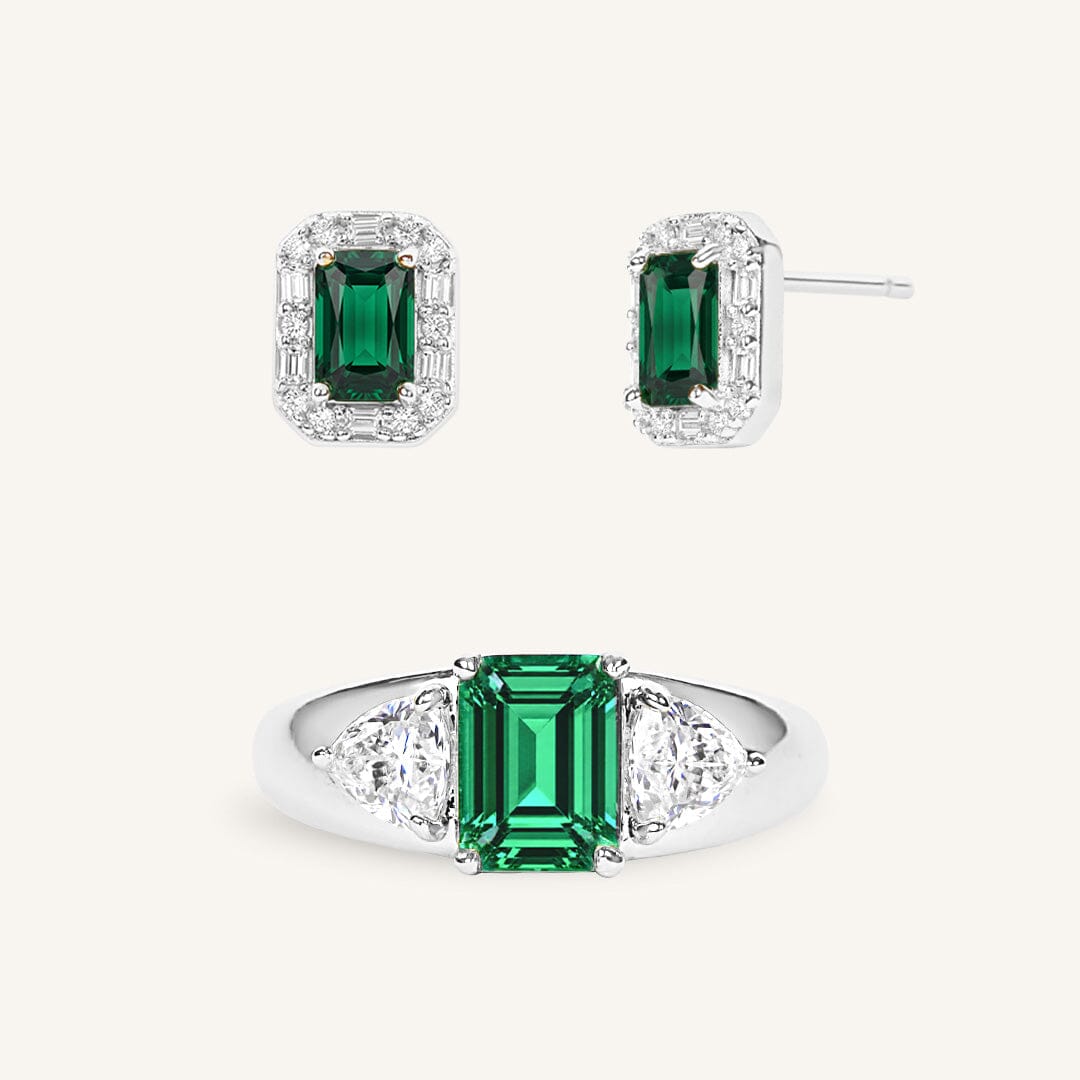 Evelyn Ring and Studs Set
