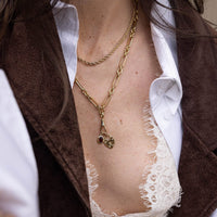 Delilah Heart Pendant Fob Necklace