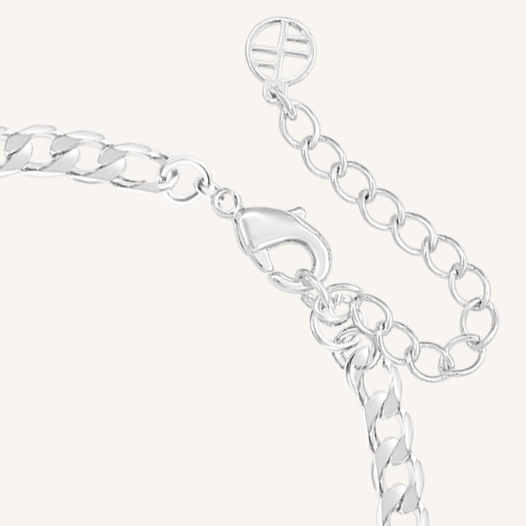 February Birthstone Chain Bracelet