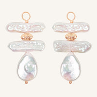 First Light Pearl Hoop Charm (Set of 2)