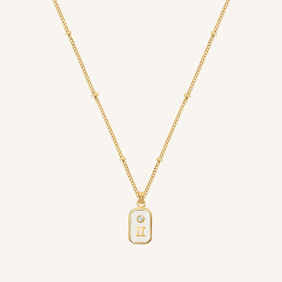 Iridescent Zodiac Necklace