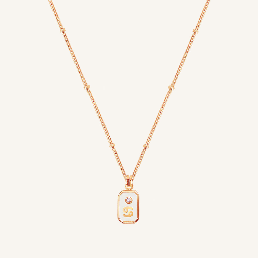 Iridescent Zodiac Necklace