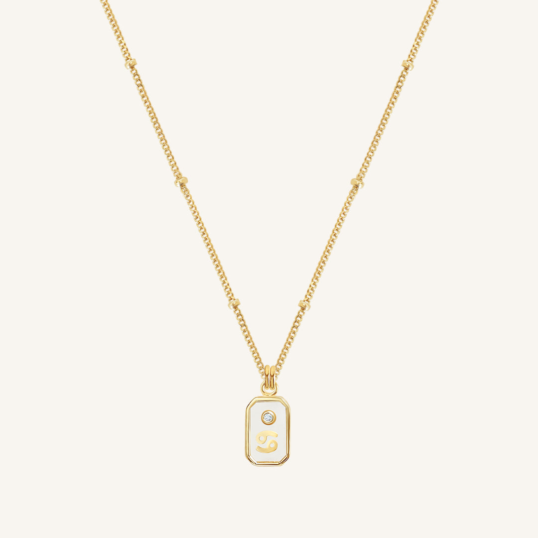 Iridescent Zodiac Necklace