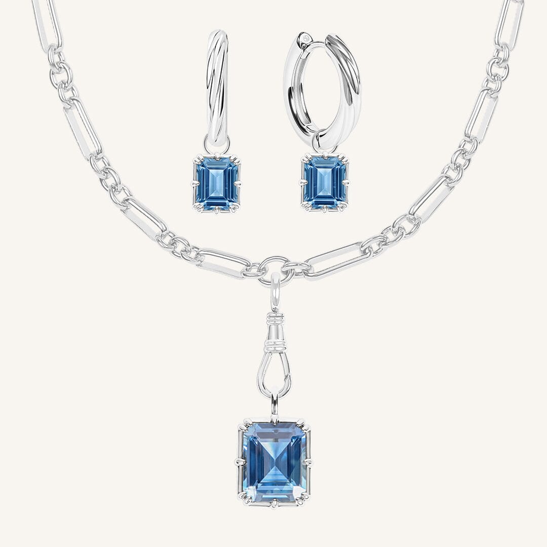 Isla Fob Chain and Hoops Set