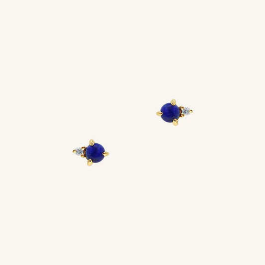 The  GOLD  Jimmy Studs by  Francesca Jewellery from the Earrings Collection.