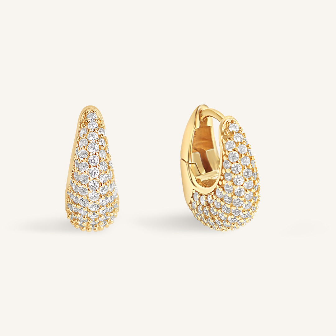 Lily Pavé Hoops