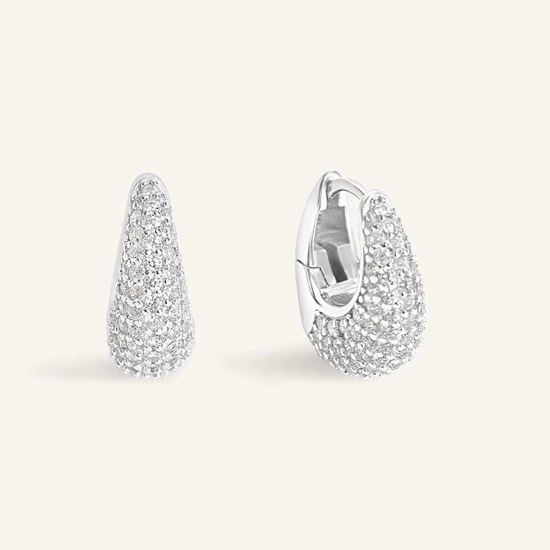 Lily Pavé Hoops
