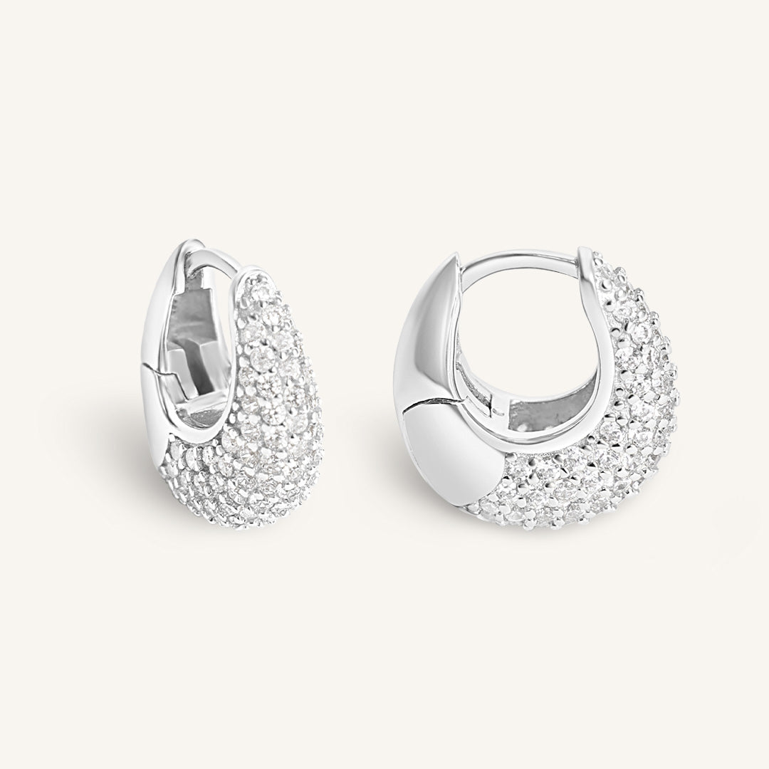 Lily Pavé Hoops