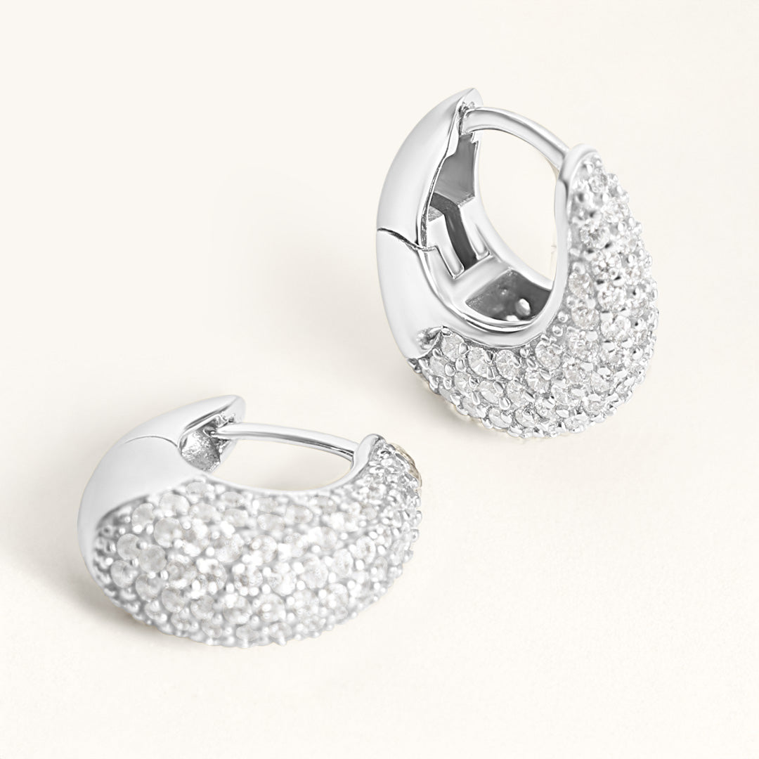 Lily Pavé Hoops