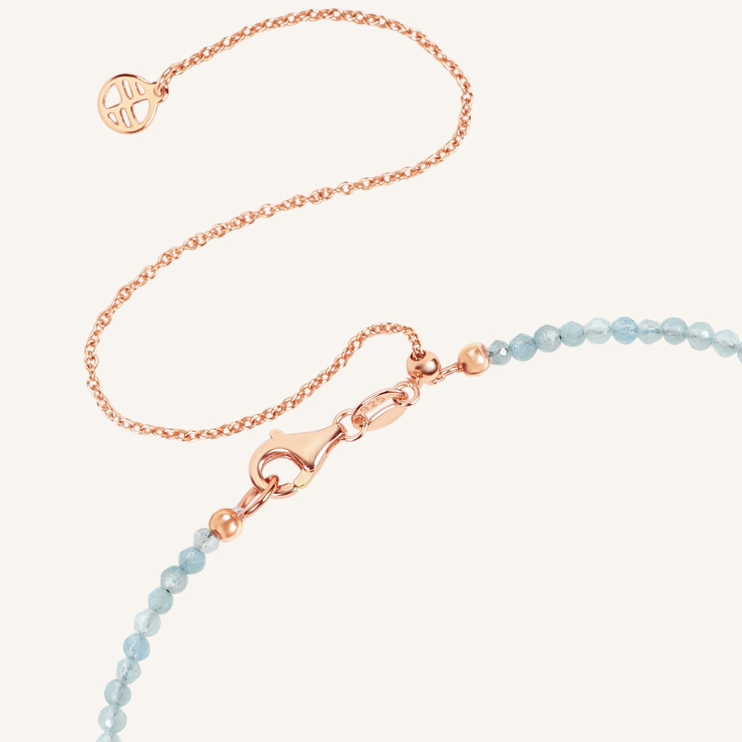 March Birthstone Necklace