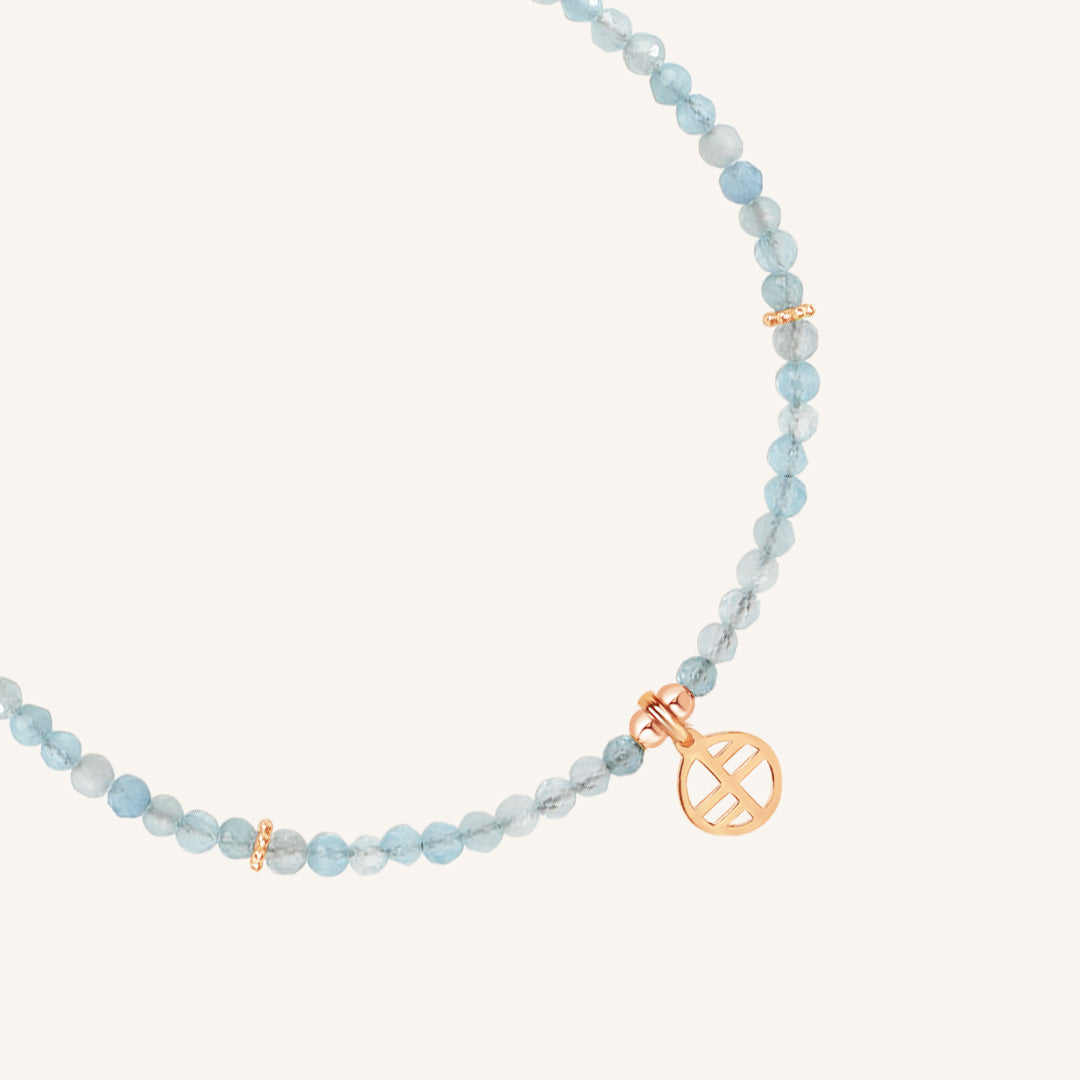 March Birthstone Necklace