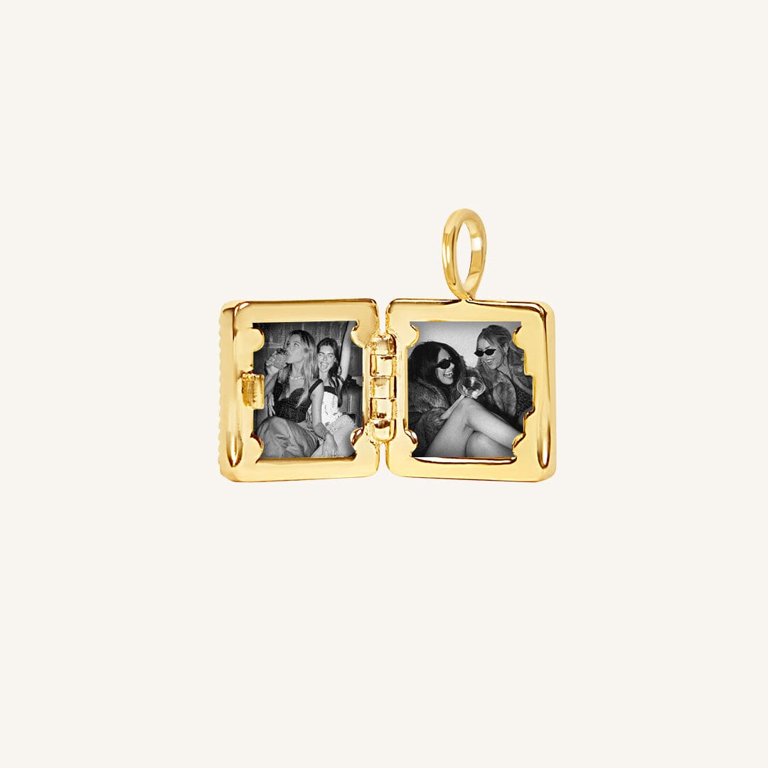 Margot Photo Locket Fob Pendant
