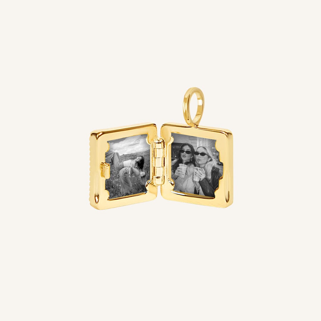 Margot Photo Locket Fob Pendant
