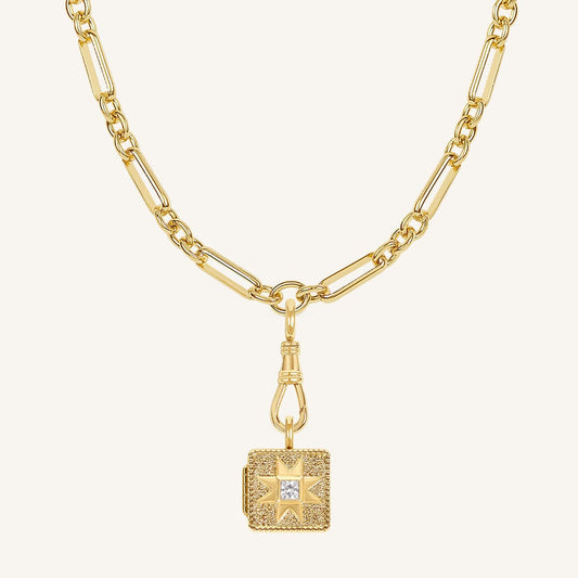 Margot Photo Locket Fob Necklace