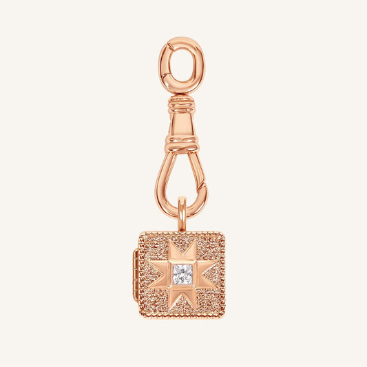 Margot Photo Locket Fob Pendant