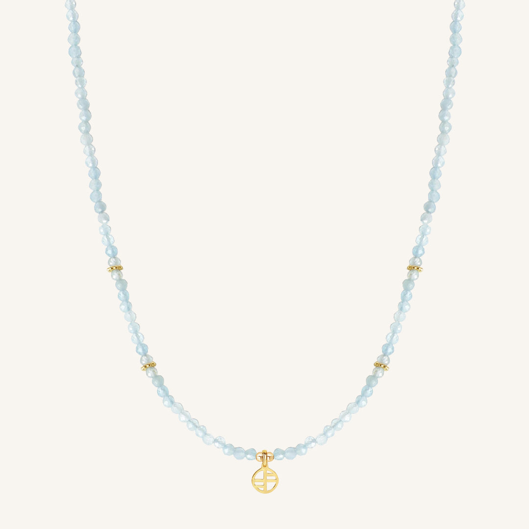 March Birthstone Necklace