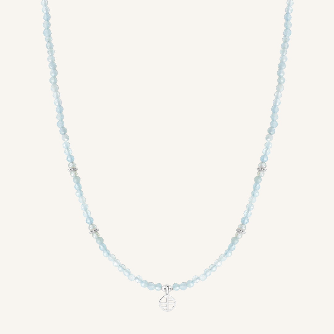 March Birthstone Necklace