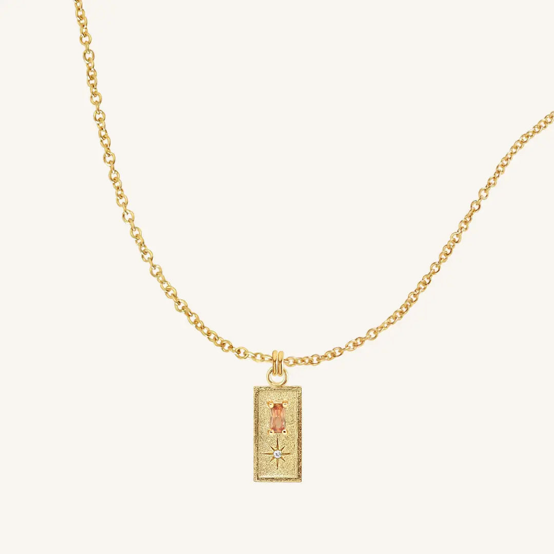 The  GOLD-Plain  Myall Necklace by  Francesca Jewellery from the Necklaces Collection.