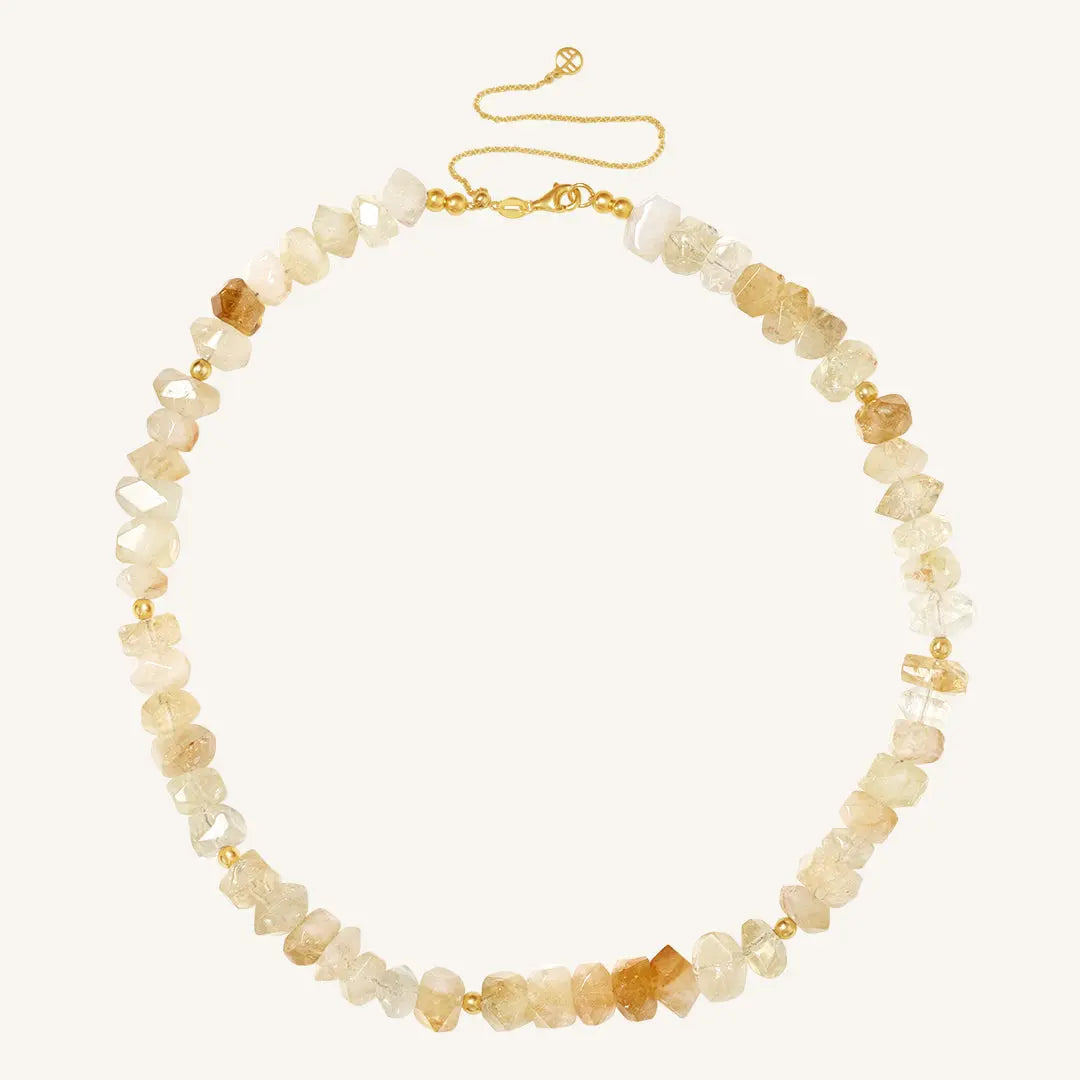 The  GOLD  Myall Stone Necklace by  Francesca Jewellery from the Necklaces Collection.