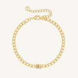 November Birthstone Chain Bracelet