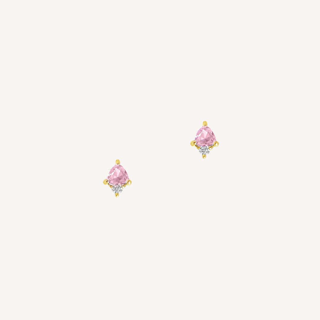 October Birthstone Studs